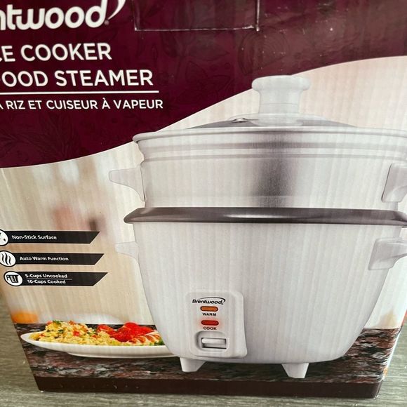 Brentwood Kitchen 09 Brentwood Rice Cooker And Food Steamer Nib